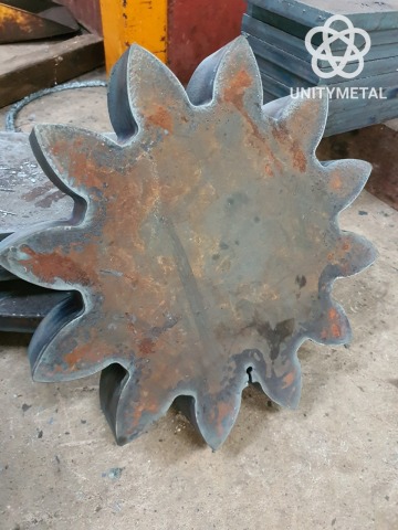 ตัดเหล็กด้วยแก๊ส พระราม 2